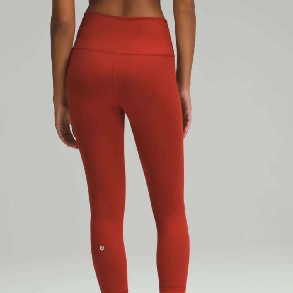 Lululemon Wunder Train High-Rise Crop 23" Terra Orange Size 2 - Picture 5 of 9